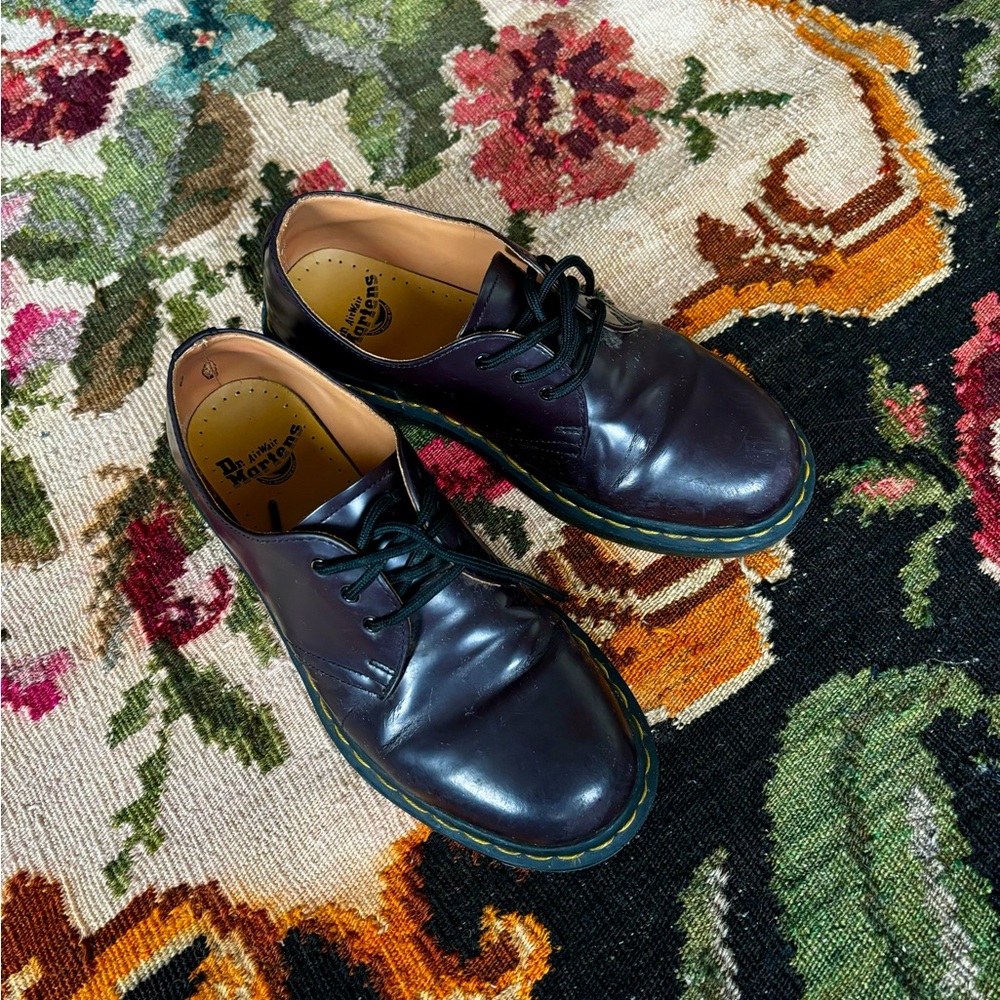 Dr. Martens Vegan Leather shoes Burgundy